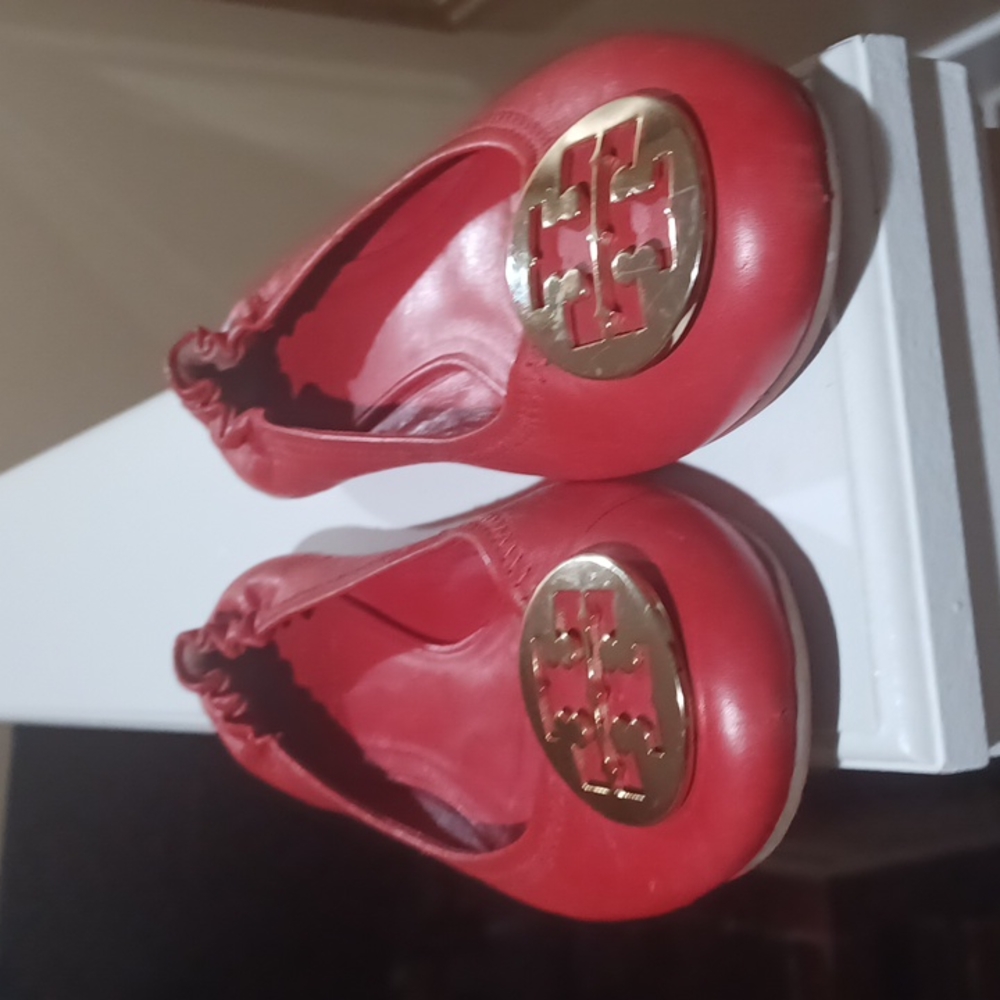 Red Tory Burch Reva Flats